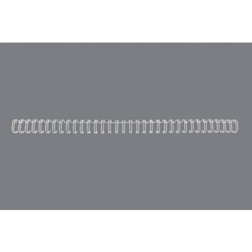 Spirali metalliche a 34 anelli GBC Wirebind 14mm A4 bianco RG810970