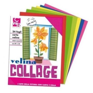 Carta Velina CWR 50x76 cm azzurro 21 g/mq 05316 (conf.24)