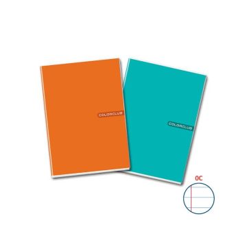 Maxi quaderno A4 copertina 200 gr/mq - 20+1 ff 80 gr/mq Colorclub 1R con margine - 5715