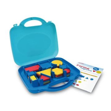 Forme logiche ARDA 5 forme/3 colori/2 grandezze/2 spessori colorati Conf. 60 pezzi - 122