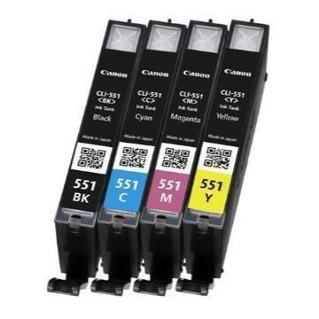 CANON CLI-551 PACK+50 FOGLI PP 201(4X6)BL
