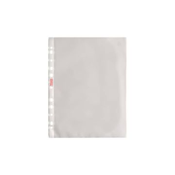 Buste a perforazione universale goffrate Esselte DELUXE 22x30 cm trasparente antiriflesso conf.100 - 395697600