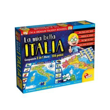 Gioco in scatola Lisciani I'm a Genius Puzzle La Mia Bella Italia - 80571