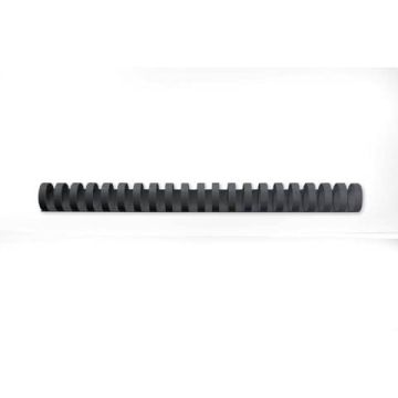 Dorsi plastici a 21 anelli GBC CombBind 19 mm A4 nero - fino a 165 fogli conf da 100 dorsi - 4028601