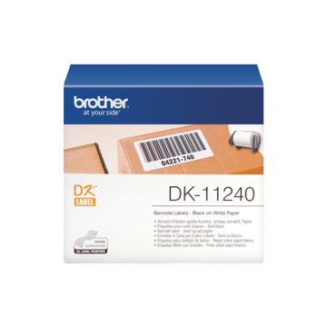 BROTHER 600 ETICHETTE ADESIVE IN CARTA NERO/BIANCO 102mm x 51mm