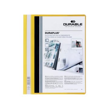 Cartellina ad aghi DURABLE DURAPLUS A4 giallo 257904