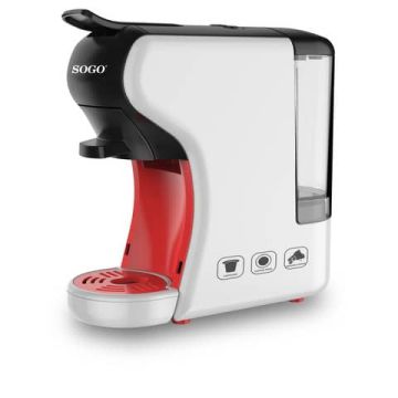 Macchina per caffè espresso multicapsula 3 in 1 Sogo bianco SS-5675