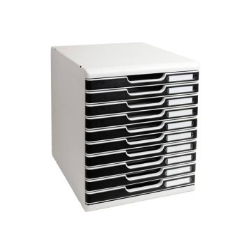Cassettiera Exacompta grigio/nero 302014D