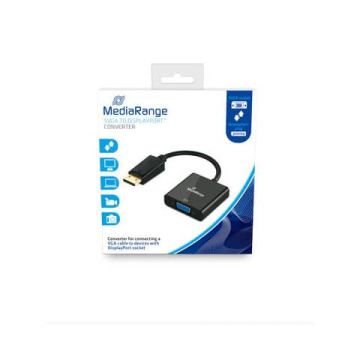 Cavo adattatore SVGA/DisplayPort Mediarange 15 cm nero MRCS173