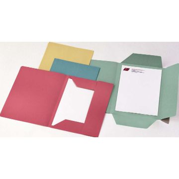 CART. GARDA 50 CARTELLINE 3 LEMBI VERDE S/STAMPA 200GR