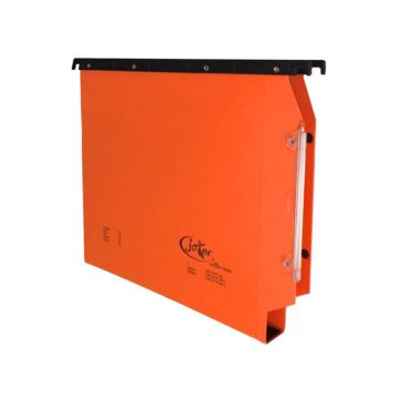 Cartelle sospese orizzontali per armadi Joker interasse 33 cm - fondo a U 3 cm - arancio - confezione 25 pezzi