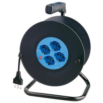 MKC AVVOLGICAVO 25MT 4 PRESE Schuko
