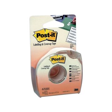 Nastro adesivo per correzione Post-it Cover Up in carta removibile 8 righe - 658H