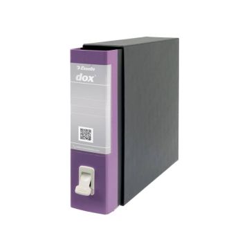 Registratore a leva DOX2 Protocollo S. Francisco 28,5x35 cm - dorso 8 cm lilla - D15229