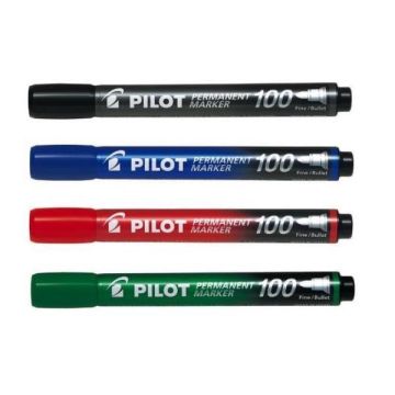 MARCATORE PERMANENTE 100 VERDE P.TONDA 4.5MM PILOT cfz 12