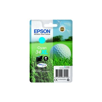 Cartuccia inkjet alta capacità Pallina da golf 34XL Epson ciano C13T34724010