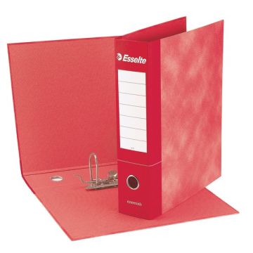 Raccoglitore Essential Esselte - meccanismo a leva - 8 cm - Commerciale - rosso - 2 - 390773160 (fcz 6)