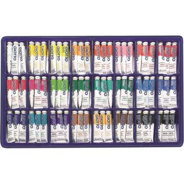 VETRINETTA 144 TEMPERA GIOTTO TUBO 4 (12ML) ASSORT.