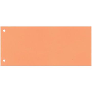 Separatore per archivio con due fori Q-Connect 24x10,5 cm 190 g/m² arancio conf. da 100 - KF00519