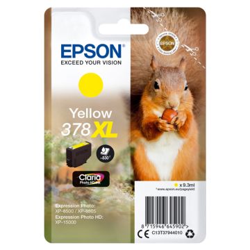 EPSON CARTUCCIA INCHIOSTRO GIALLO 378XL SCOIATTOLO