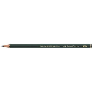 FABER-CASTELL MATITA GRAFITE CASTELL 9000 6B esagonale FABER CASTELL