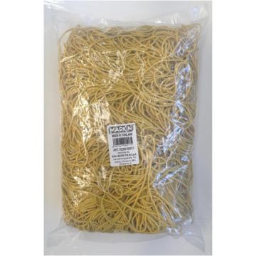 Elastico Gomma Giallo diam. 150 Sacco Da 1Kg Markin