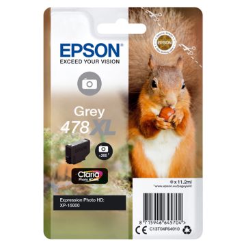 EPSON CARTUCCIA INCHIOSTRO GRIGIO 478XL SCOIATTOLO
