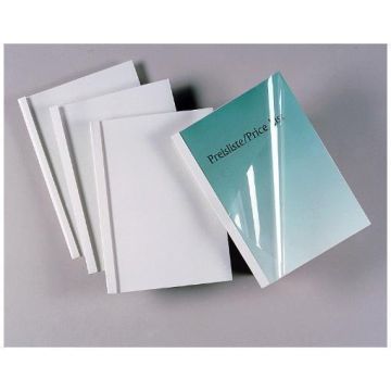 Cartelline termiche GBC liscia 1,5 mm 15 fogli trasp./bianco IB370014 (conf.100)