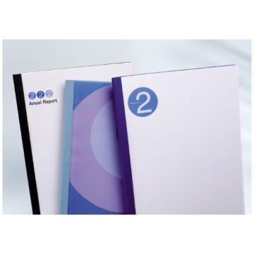 Gbc 100 Cartelline Termiche 3Mm Bianco Business Line Leather