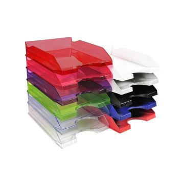 Vaschetta portacorrispondenza Exacompta ECOTRAY EcoBlack plastica A4+ nero 123014D