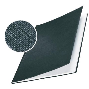 LEITZ 10 COPERTINE RIGIDE IMPRESSBIND 17,5MM NERO FINITURA LINO