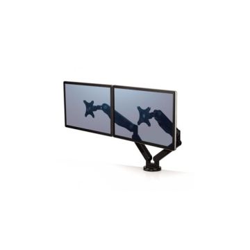 Braccio Monitor doppio serie Platinum - Nero - 8042501