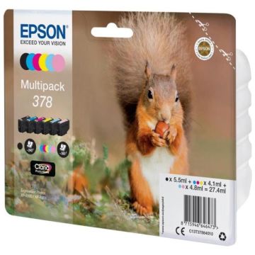 EPSON MULTIPCK 6 COLORI 378 PHOTO HD