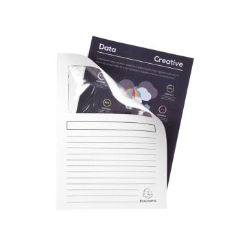 Cartelline con finestra Exacompta Forever A4 cartoncino 120 g/m² bianco conf. da 100 - 50110E