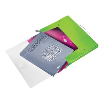 Cartella Progetti Leitz WOW - dorso 3 cm - 250x30x330 mm - verde 46290154
