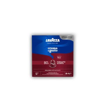 Caffè in capsule compatibili Nespresso C&G Lavazza Ricco conf. da 80 pz - 7033