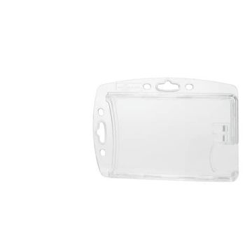 Portabadge rigido DURABLE DUO acrilico trasparente per 2 tessere magnetiche e pass 85x54 mm conf. 10 - 892419