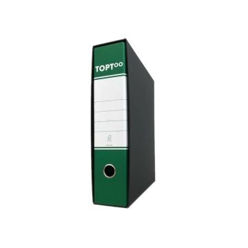 Registratore commerciale TOPToo con custodia dorso 8 cm verde 23x30 cm - RMU8VE