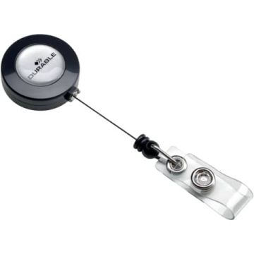 Accessori per portanomi e portabadge DURABLE chiocciole YO-YO rotonda in plastica conf. 10 - 815258