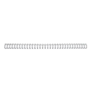 Spirali metalliche a 34 anelli GBC WireBind 9,5mm A4 argento RG810697