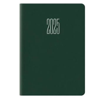 Agenda 2025 Castelli bigiornaliera gommato 6,6x9,11 cm verde 25-049100404C