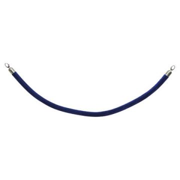 Cordone in velluto Securit con finiture in cromo 1,5 m blu RS-CLRP-CHBU