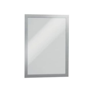 Cornici con pannello magnetico DURABLE DURAFRAME A4 argento 236x323mm conf. 2 - 487223
