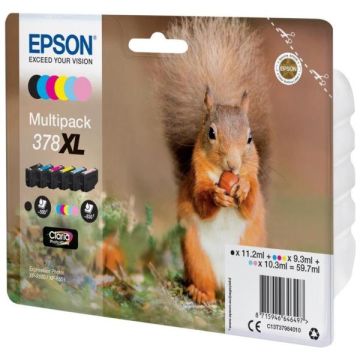EPSON MULTIPACK 6 COLORI SCOIATTOLO 378XL