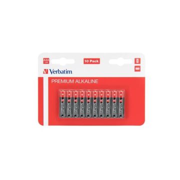 VERBATIM BLISTER 10 PILE MINISTILO AAA ALKALINE