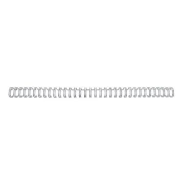 Spirali metalliche a 34 anelli GBC WireBind 6mm A4 argento RG810497