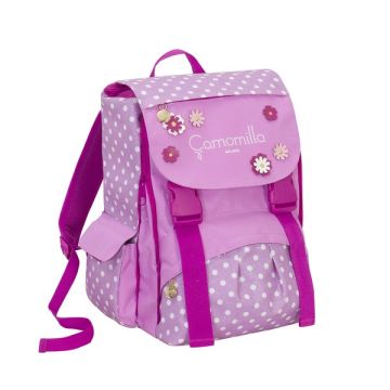 CAMOMILLA, Zaino Sdoppiabile Big Seven Flowers & Dots rosa