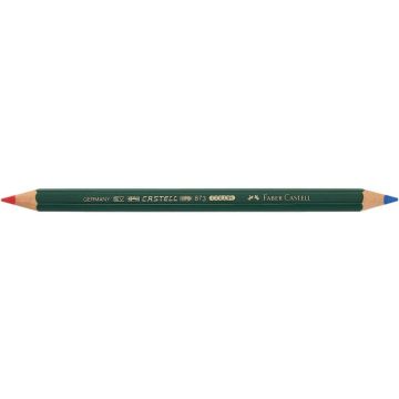 Matita bicolore Faber-Castell CASTELL Color 873 rossa e blu 117500