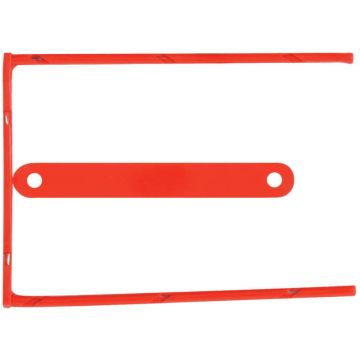 Clip fermafogli Q-Connect rosso passo 8 cm conf. 100 pezzi - KF02281