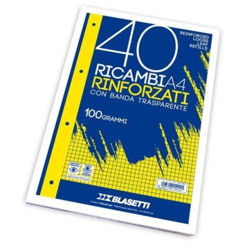 BLASETTI RICAMBI A4 QUADRI 10M 40FF 100GR